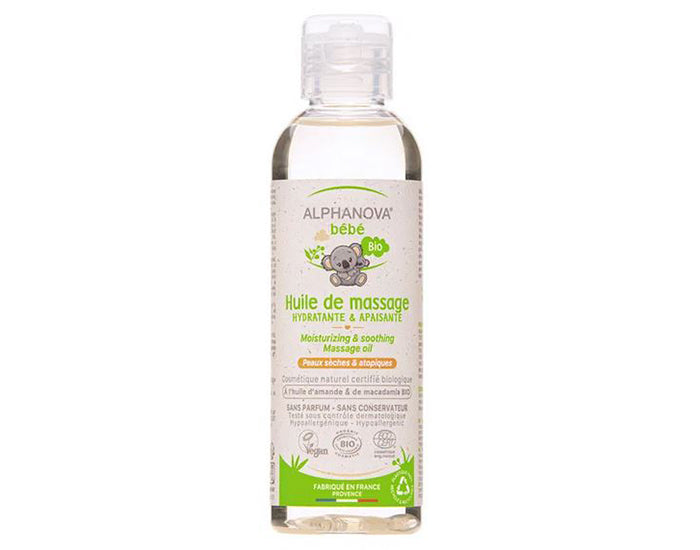 Bébé Huile de Massage Hydratante et Apaisante - 100 ml