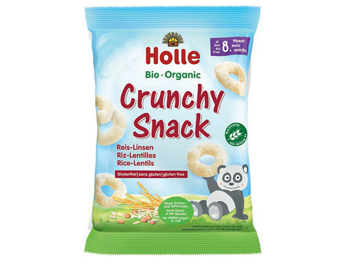 Crunchy Snack Riz Lentilles - 25 g - Dès 8 mois