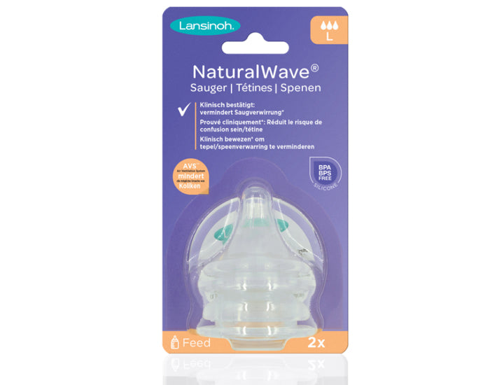 Lot de 2 Tétines Péristaltique - Débit Rapide