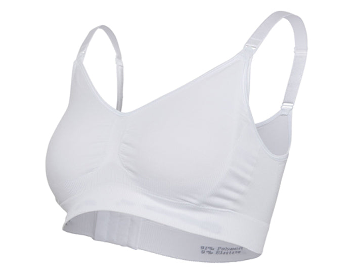 Soutien-Gorge d'Allaitement Sans Armatures - Blanc