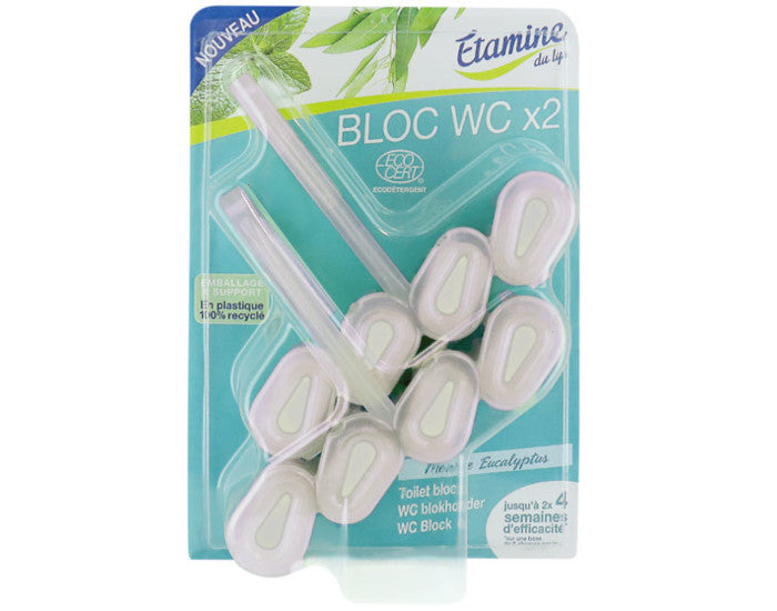 Bloc WC Menthe Eucalyptus - 2x50g
