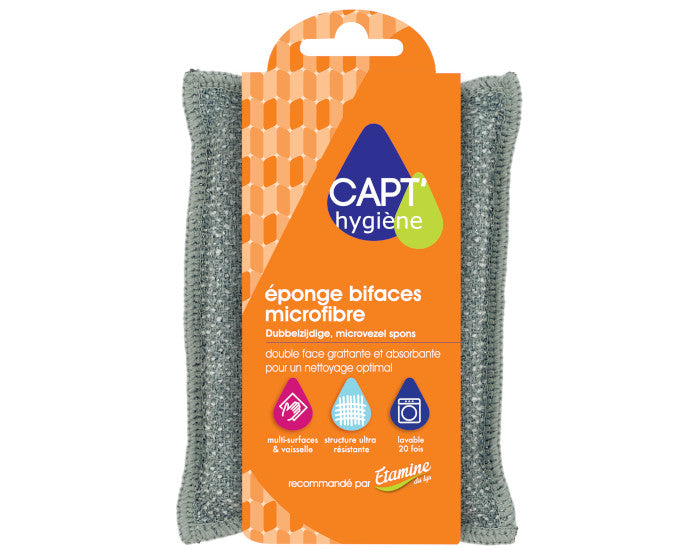 Eponge Lavable Biface Microfibre