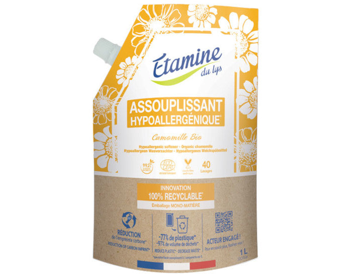 Assouplissant Hypoallergénique Camomille Bio - Doypack 1L
