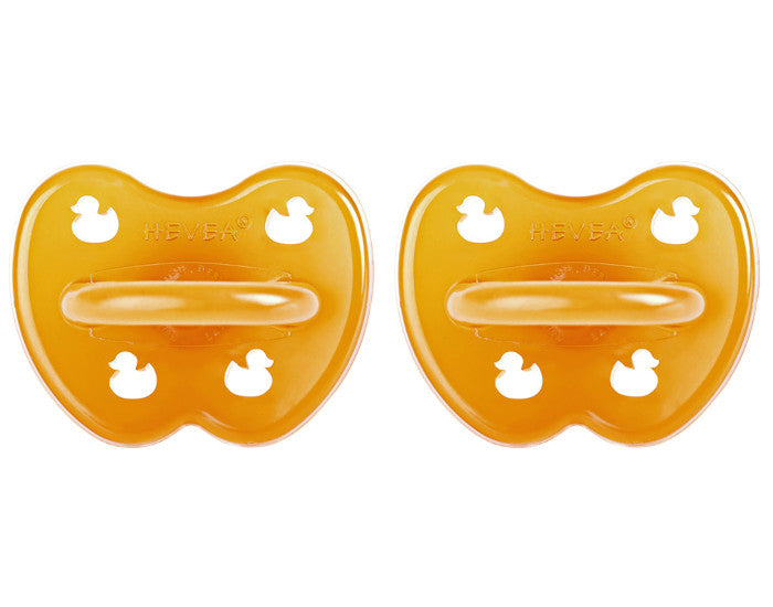 Lot de 2 Sucettes Symétriques en Caoutchouc Naturel