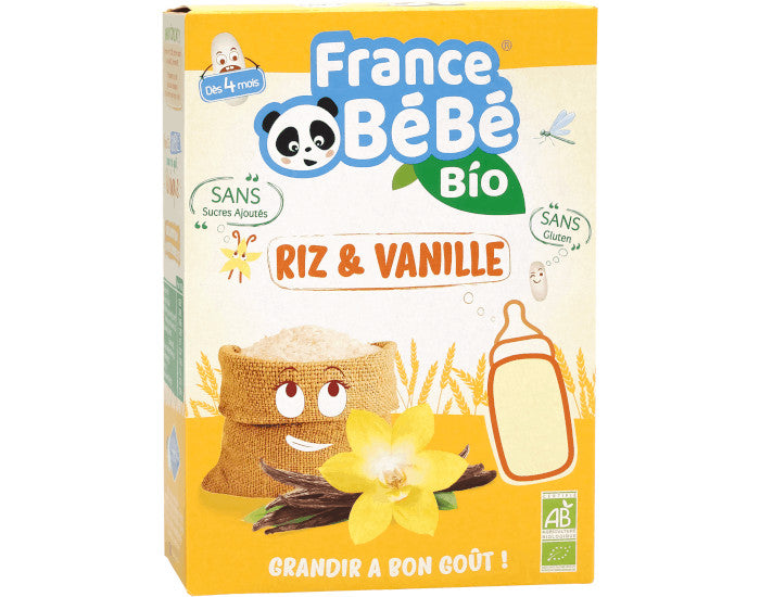 Céréales Riz Vanille Sans Gluten - 200g - Dès 4 mois