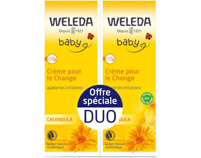 Bébé Duo Crème pour le Change Calendula - 2 x 75 ml