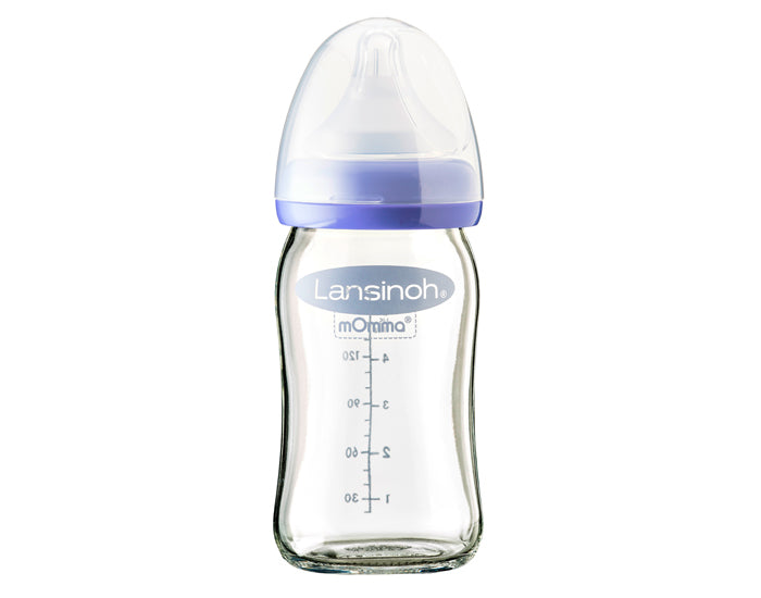 Biberon en Verre Natural Wave Spécial Bébé Allaité - 160 ml