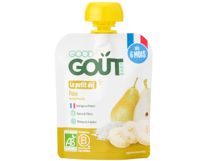 Gourde Petit Déj Poire - Dès 6 mois - 70 g