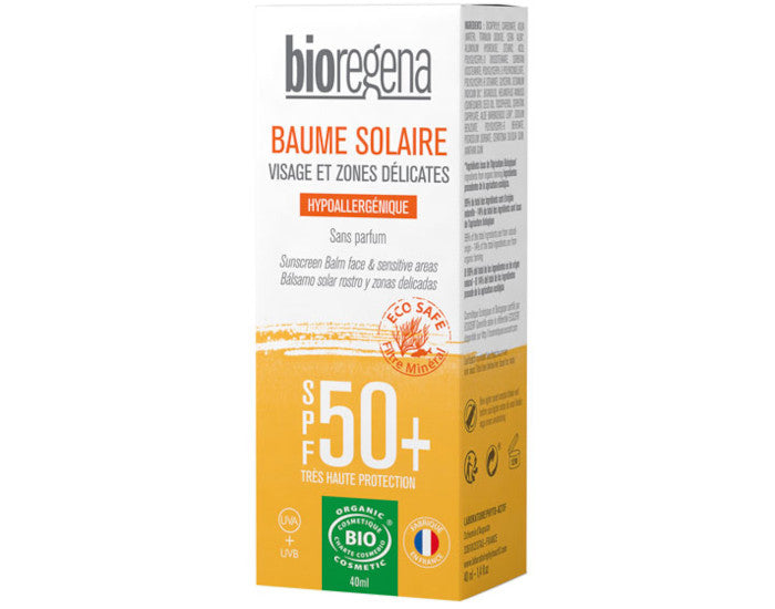 Baume Solaire Visage et Zones Délicates SPF50+ - 40 ml