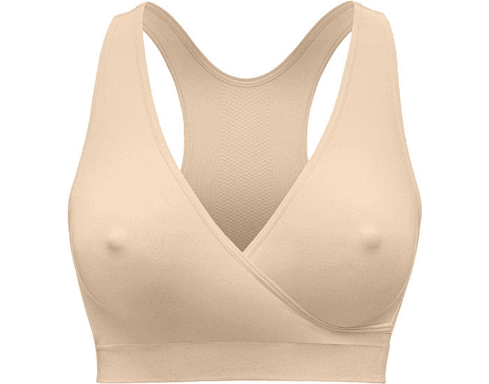 Brassière de Nuit de Grossesse et d'Allaitement Respirante Keep Cool™ - Chair