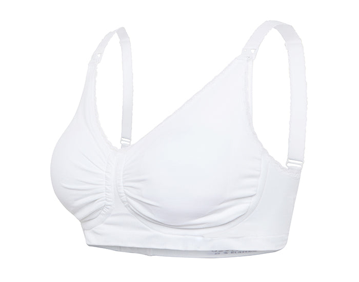 Soutien-Gorge d'Allaitement Rembourré Carri-Gel - Armatures Gel - Blanc