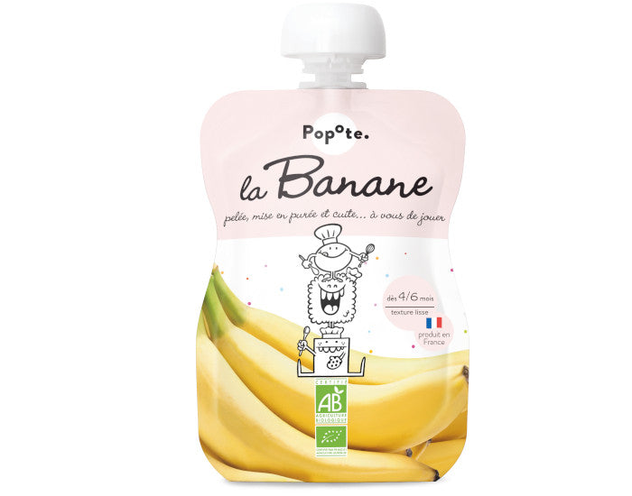 Gourde Banane Bio - 120 g - Dès 4/6 mois