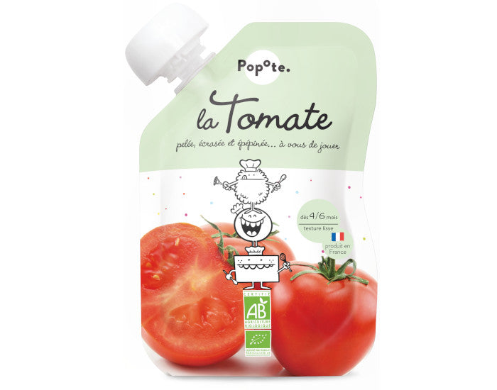 Gourde Tomate Bio - 120 g - Dès 4/6 mois