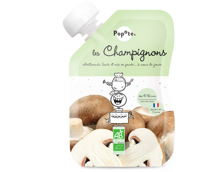 Gourde Champignons Bio - 120 g - Dès 4/6 mois