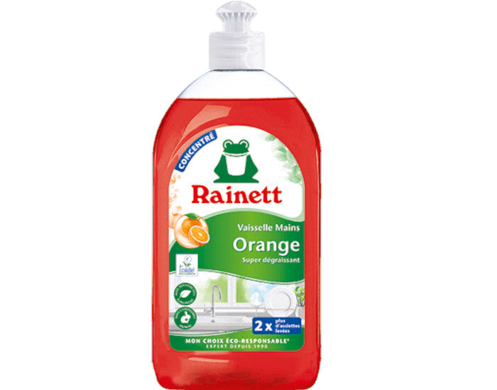 Liquide Vaisselle Mains - Formule Concentrée Orange - 500 ml