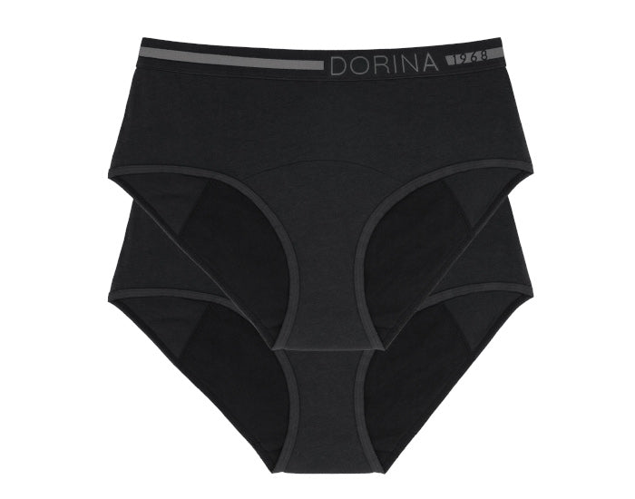 Lot 2 Shortys Midi Menstruels en Coton Bio Eco Moon