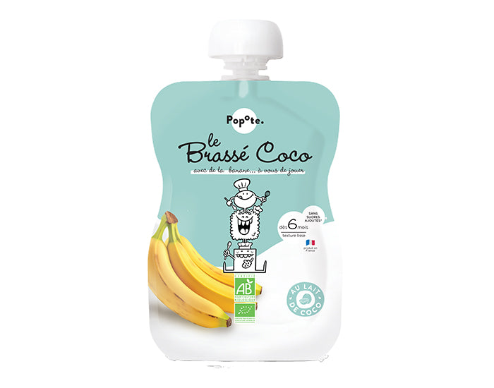 Gourde Brassé Coco Banane - 100 g - Dès 6 mois