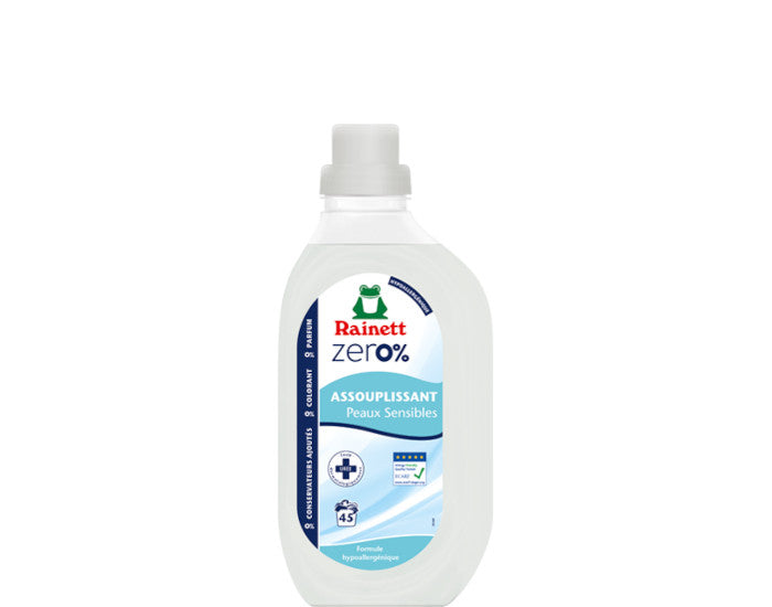 Zéro % Assouplissant Ecologique - 45 lavages - 900 ml