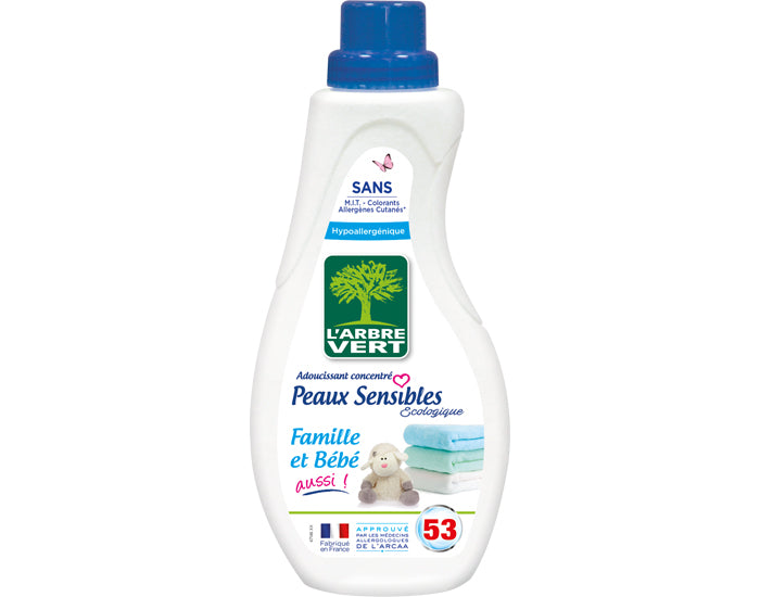 Adoucissant Peaux Sensibles Famille et Bébé - 53 Lavages