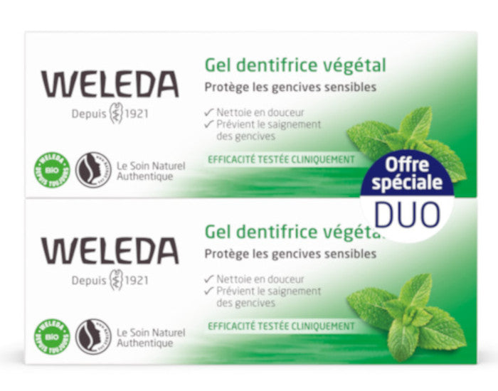 Duo Gel Dentifrice Végétal