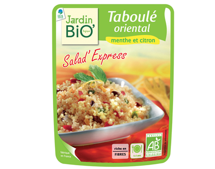 JARDIN BIO Salad'Express Taboul Oriental Menthe Citron - 220 g