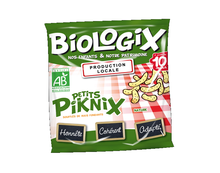 BIOLOGIX Petits Pikinix Nature - 15g - Ds 10 mois