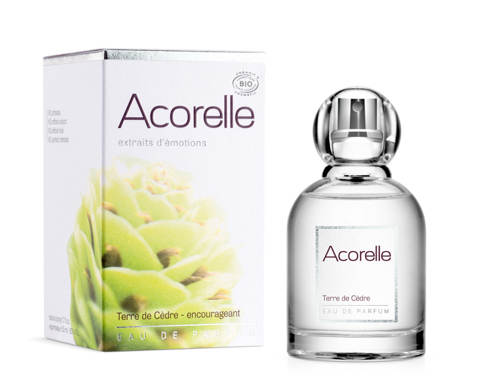 ACORELLE Eau de Parfum Biologique - Terre de Cdre - 50 ml