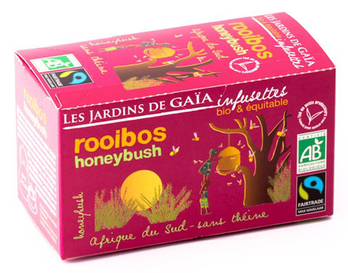LES JARDINS DE GAIA Rooibos Honeybush - Infusettes