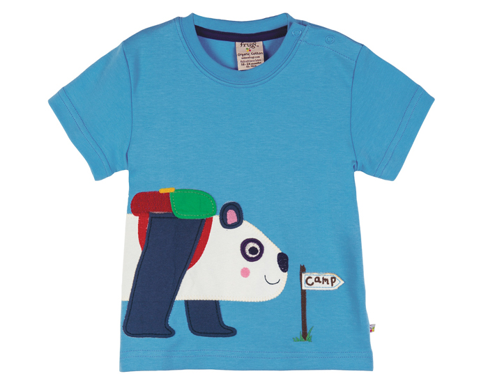 FRUGI T-Shirt Bb Bleu Panda