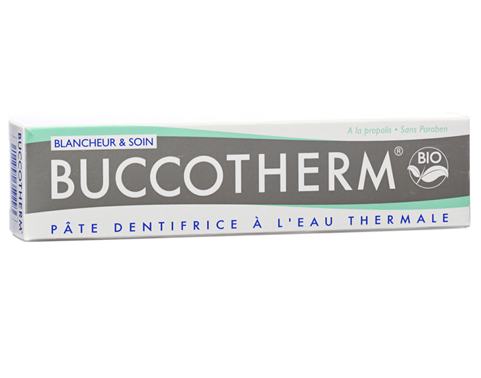 BUCCOTHERM Dentifrice Blancheur et Soins - 75 ml