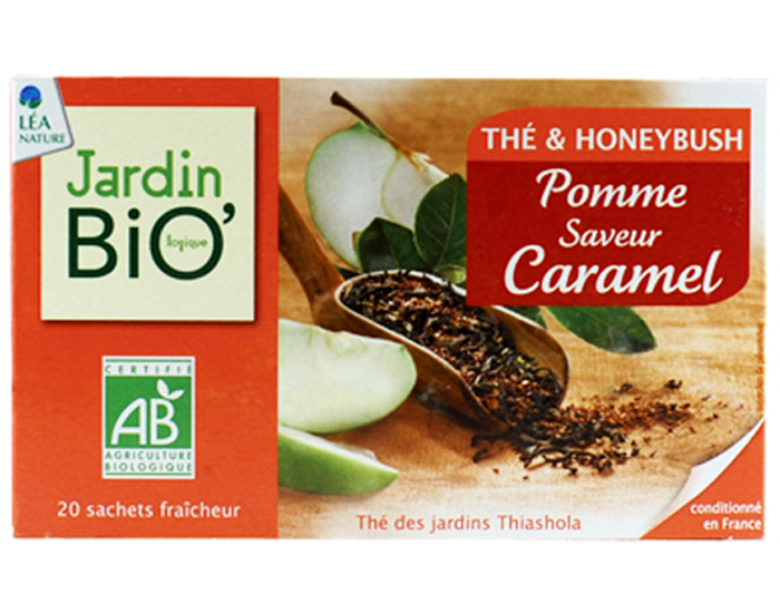 JARDIN BIO Th Noir Honeybush Pomme Saveur Caramel