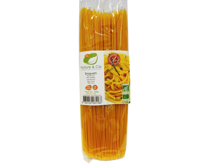 NATURE & CIE Spaghetti Mais Sans Gluten - 500 g