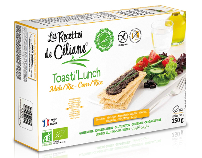 LES RECETTES DE CELIANE Toasti'lunch Mas et Riz - 250 g