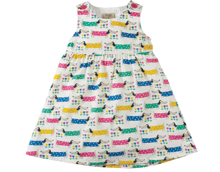 FRUGI Robe - Petits Chiens Colors