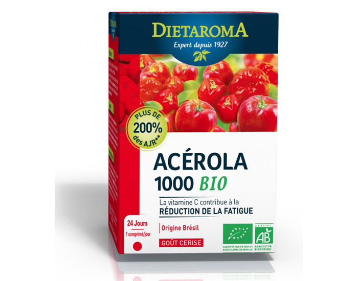 DIETAROMA Acrola 1000 Got Cerise - 24 Comprims