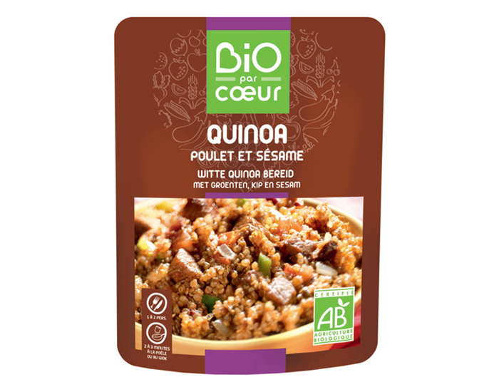 BIOPARCOEUR Quinoa au Poulet et Ssame - 250 g