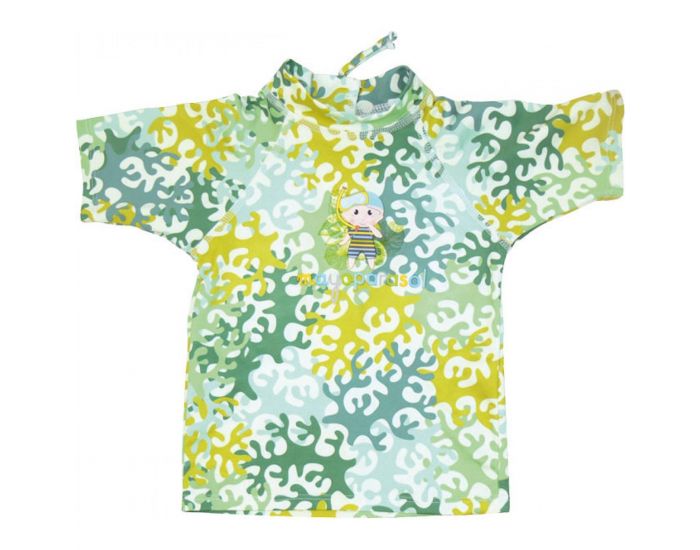 MAYOPARASOL Camouflage Teeshirt top manches courtes anti UV Vert