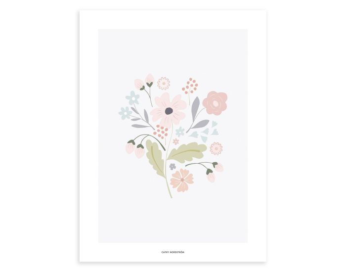 LILIPINSO - Affiche Encadre - Bloom - Fleurs sur Tiges 