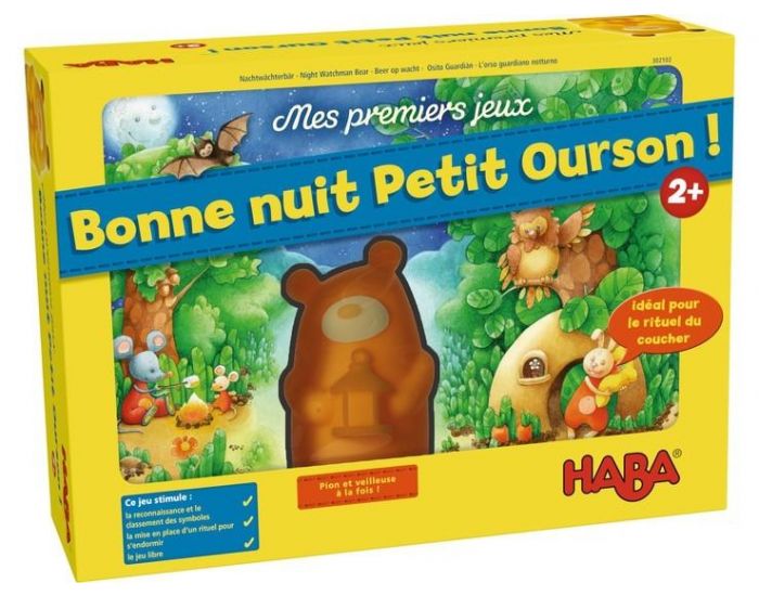 HABA Premiers jeux bonne nuit petit ourson - Ds 2 ans