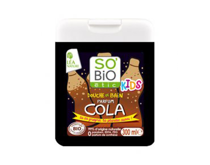 SO'BIO Gel Douche Kids 2 en 1 Cola - 300 ml
