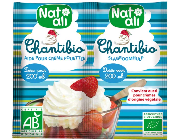 NAT-ALI Chantibio - Prparation pour Crme Chantilly - 2 x 8 g