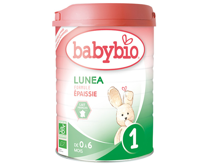 BABYBIO Lait pour Nourrisson 1 Lunea - De 0  6 mois - 900 g