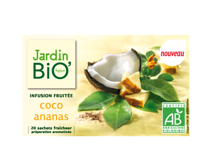 JARDIN BIO Infusion Fruite Coco Ananas