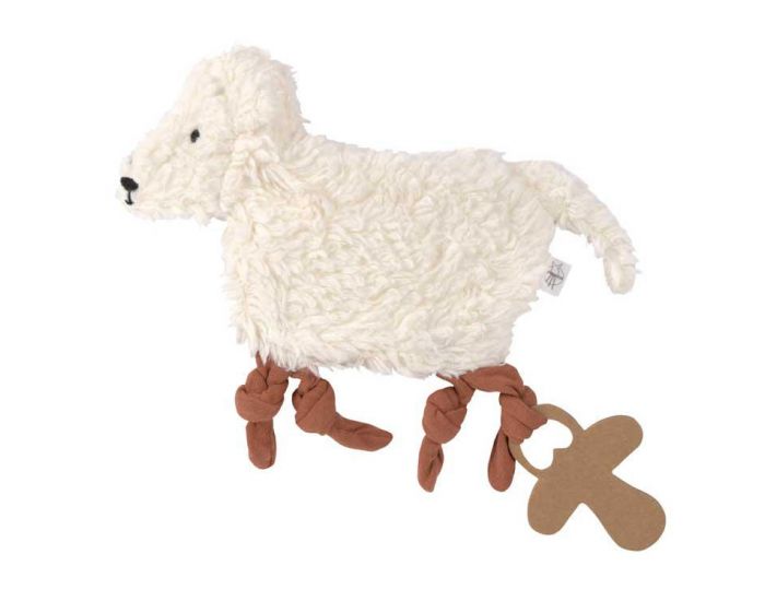 LASSIG Doudou Plat en Coton bio Mouton (1)