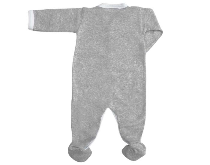 PREMIERS MOMENTS Pyjama Lger t - 100% Coton Bio - Perle (1)