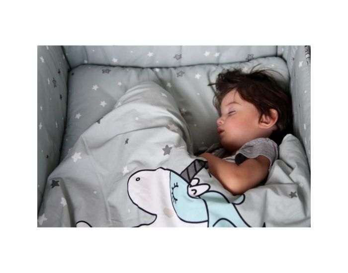 SEVIRA KIDS Sevira Kids - Tour de lit rversible et adaptable a tous les lits en 100% coton certifi (9)