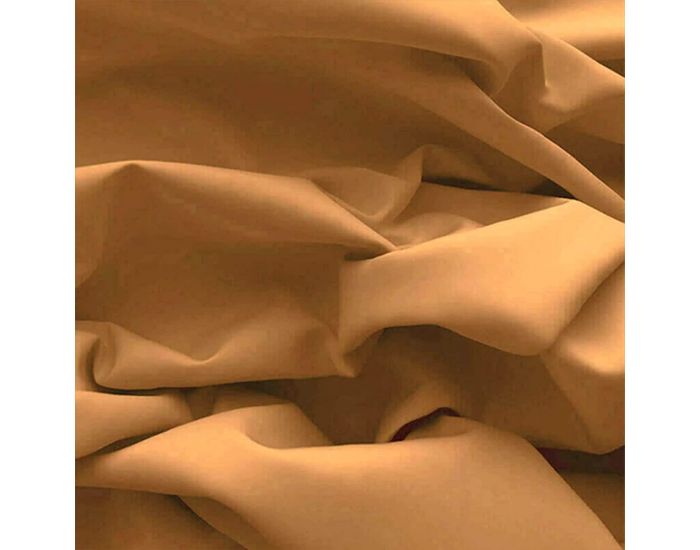 CRAFT LOOM Coupon de Tissu - Popeline de Coton - Tailles Sur-mesure - Camel (1)