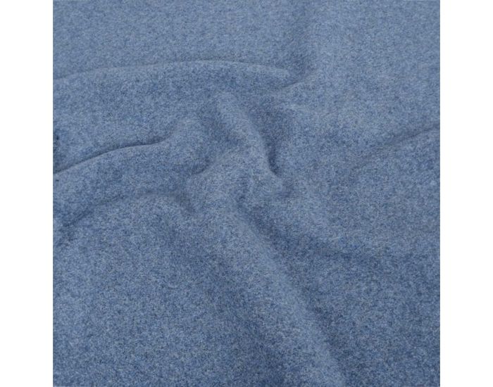 CRAFT LOOM Coupon de Tissu Polaire - de 100% Coton - Tailles Sur-mesure - Denim (1)