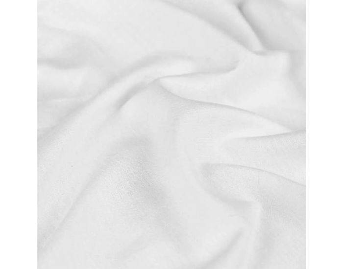 CRAFT LOOM Coupon de Tissu - Jersey - Tailles Sur-mesure - Blanc (1)