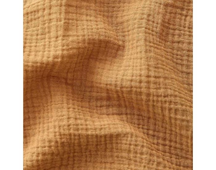 CRAFT LOOM Coupon de Tissu en Double Gaze de Coton - Tailles Sur-mesure - Camel (1)